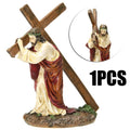 Jesus Cross Resin Statue