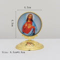 Catholic Holy Statue Set: Christ, Angel, Virgin Mary ( 1 pcs )